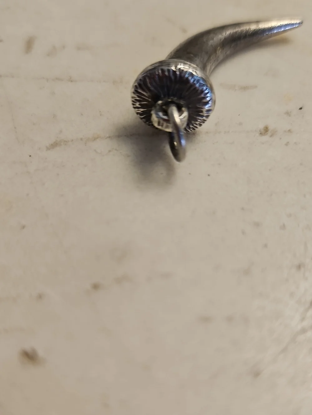 Italian Good Luck Horn Pendant UNISEX VINTAGE/EUC - Picture 4 of 6